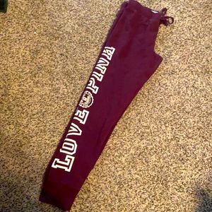 VS PINK joggers